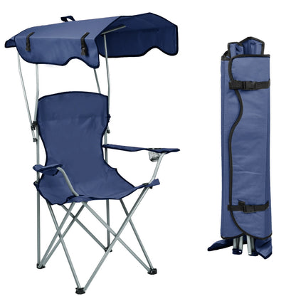 Folding Chair with Sunshade