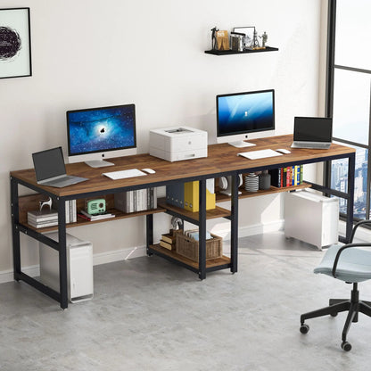 Tribesigns Desk with Bookshelf