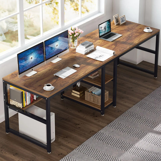 Tribesigns Desk with Bookshelf