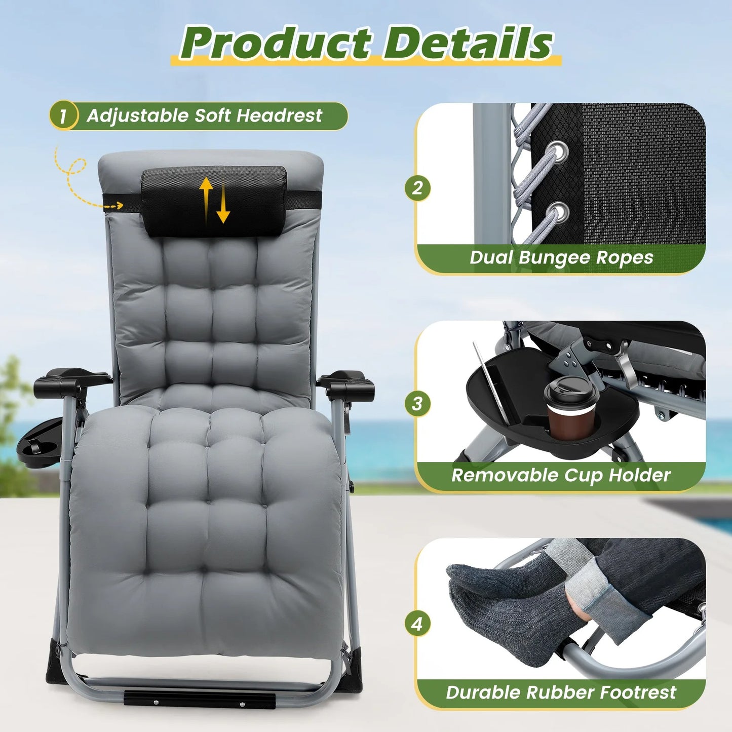 Zero Gravity Lounge Chair