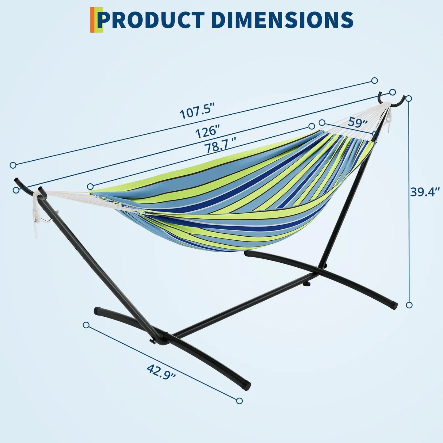 Portable Hammock with Stand