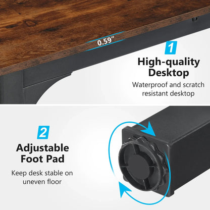 Tribesigns Double Workstation Desk
