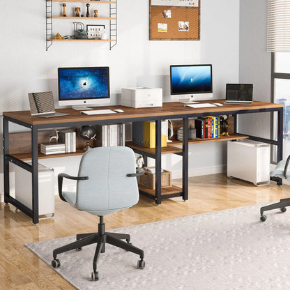 Tribesigns Desk with Bookshelf