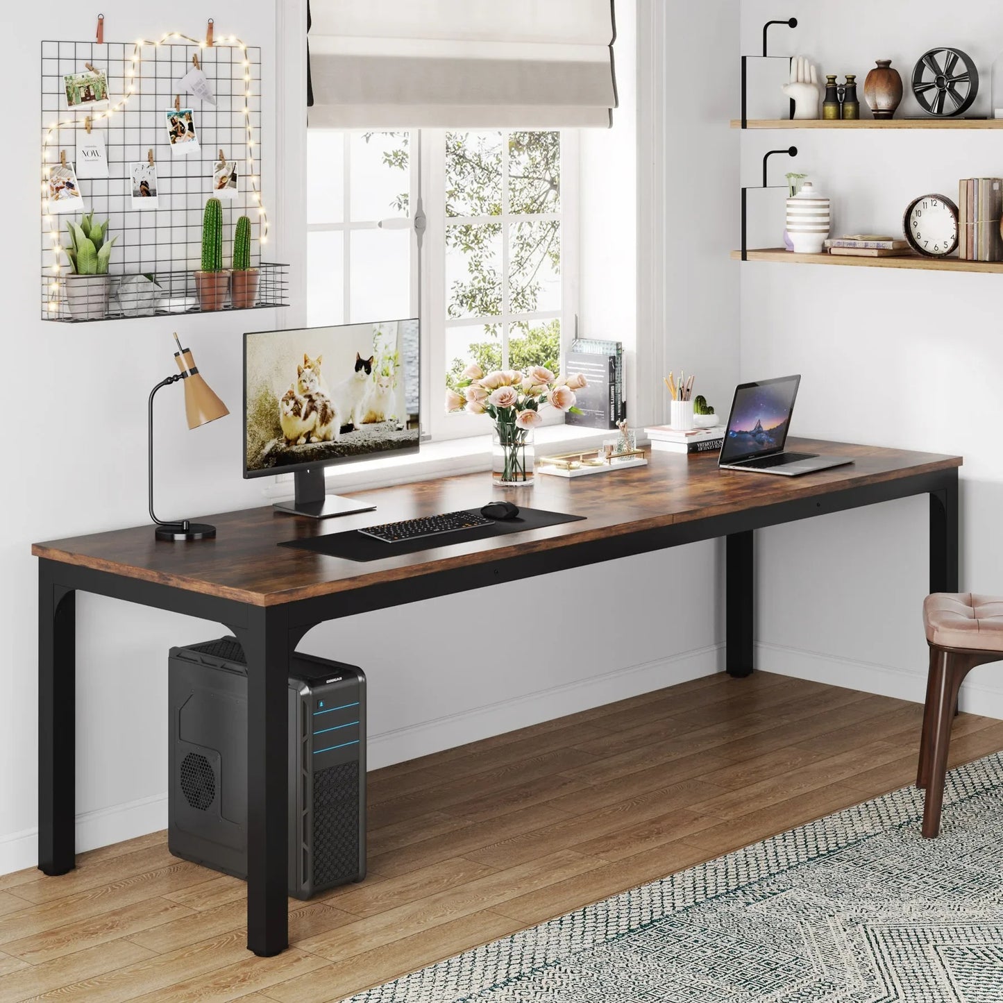 Tribesigns Double Workstation Desk