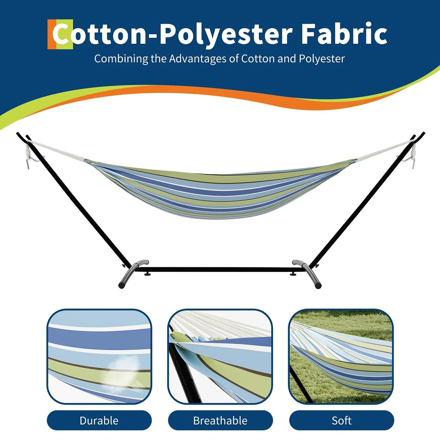 Portable Hammock with Stand
