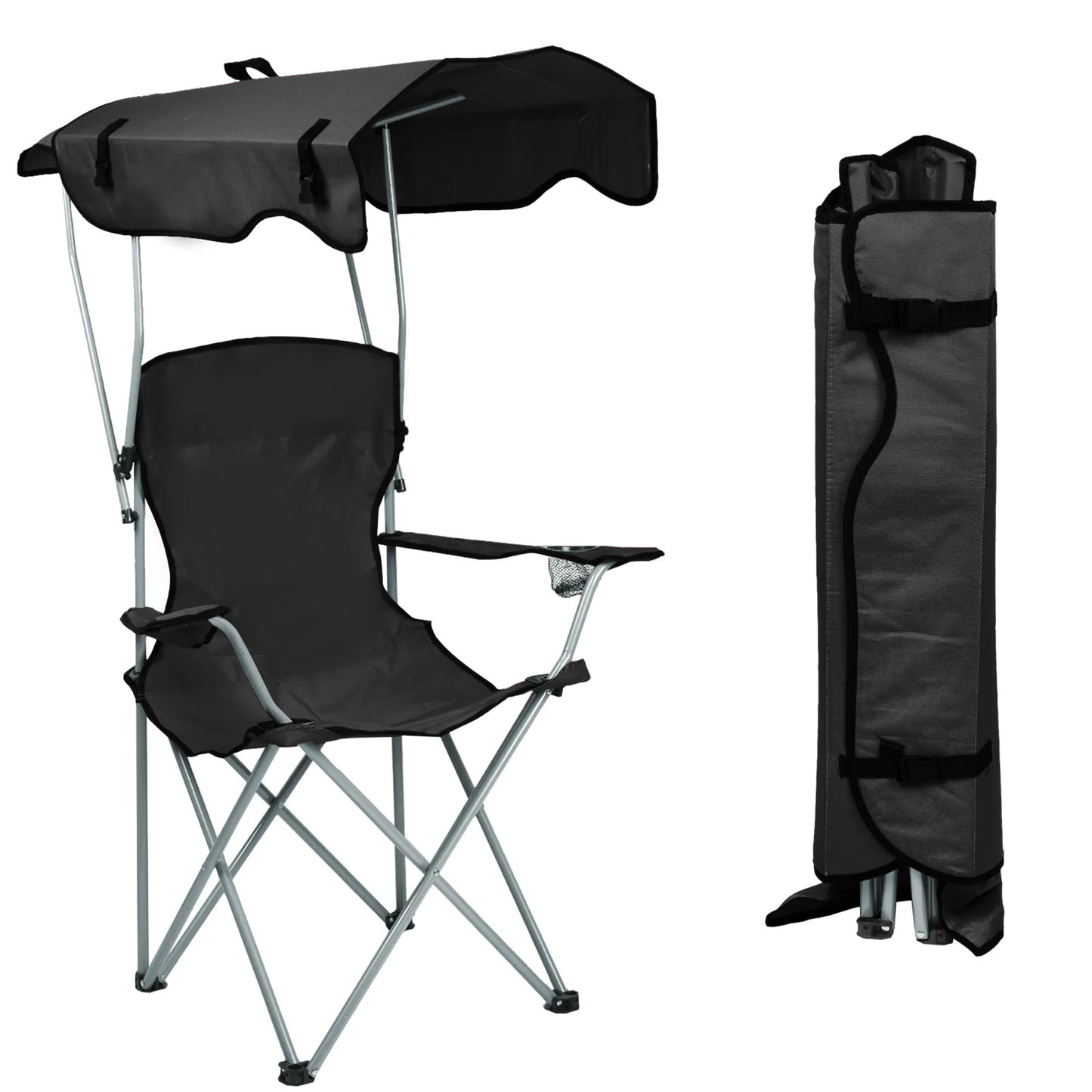 Folding Chair with Sunshade